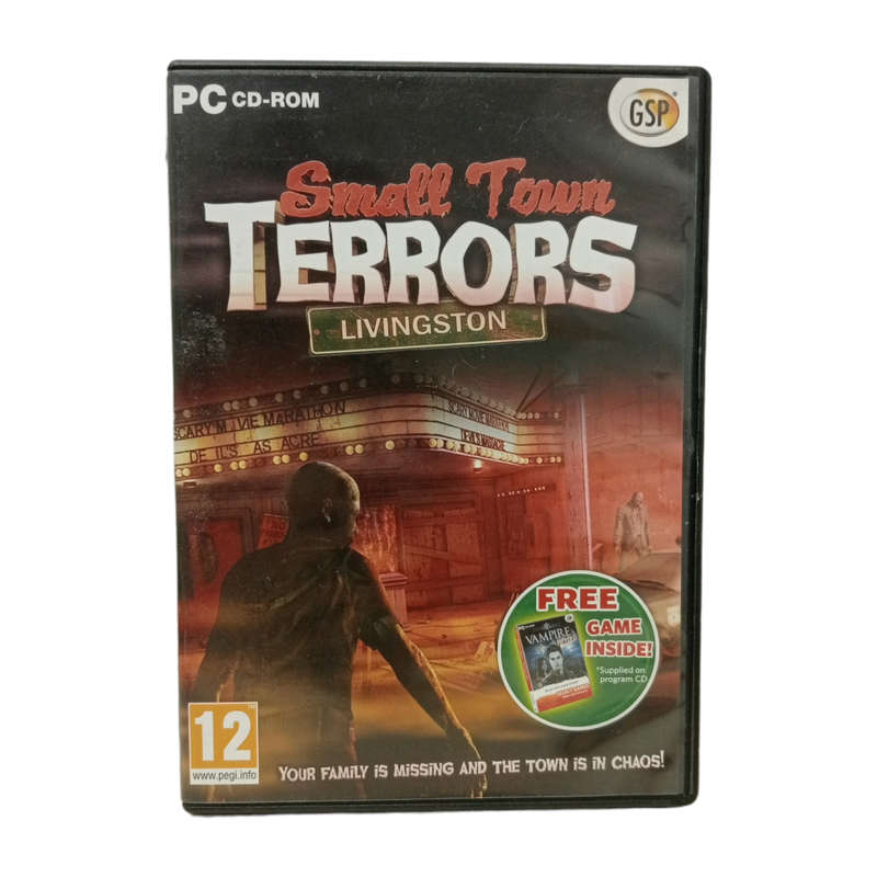 Small Town Terrors - Livingston, Hidden Object Game PC (CD)