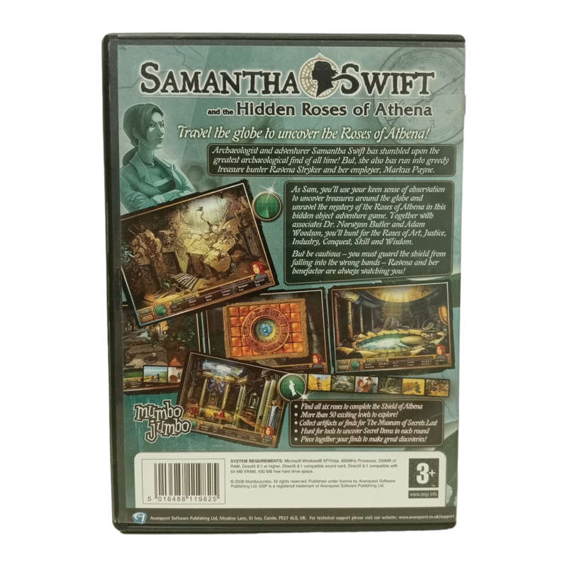 Samantha Swift and the Hidden Roses of Athena, Hidden Object Game PC (CD)