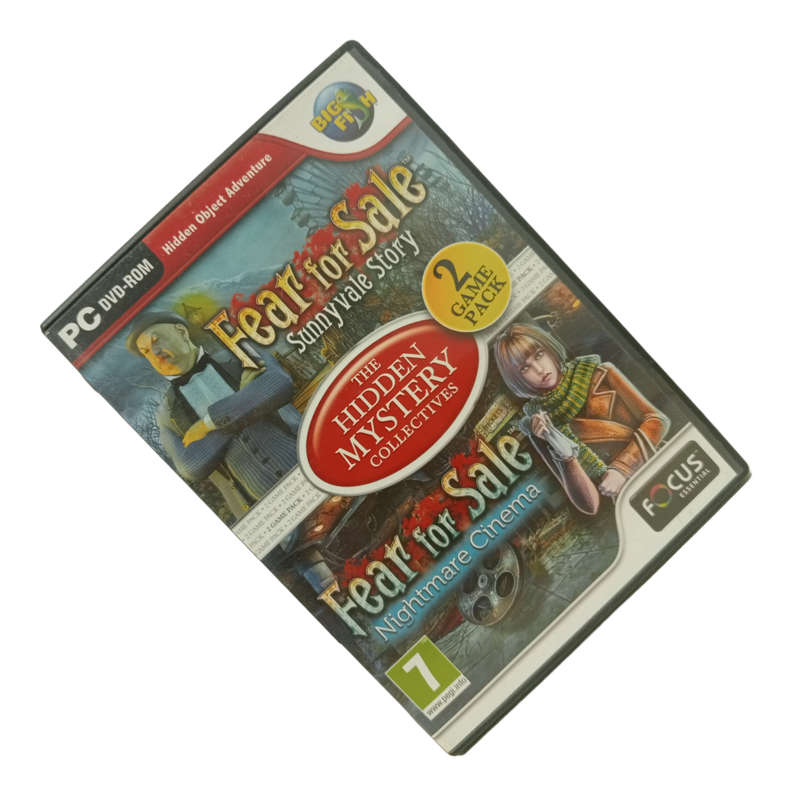Fear For Sale 1&2 PC, Hidden Object Game PC (CD)