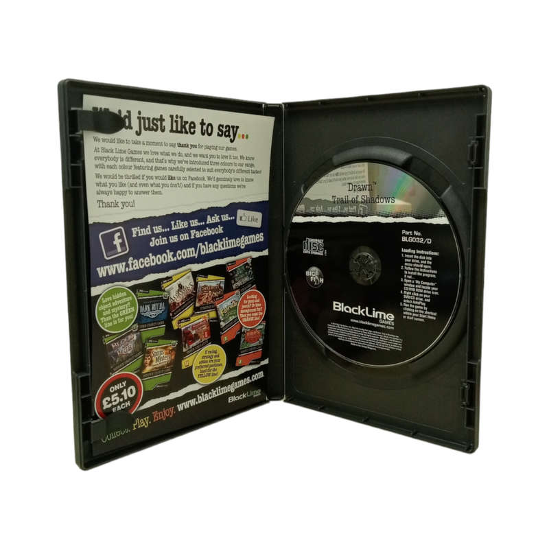 Drawn Trail of Shadows - A Mystery of Hidden Death, Hidden Object Game PC (CD)