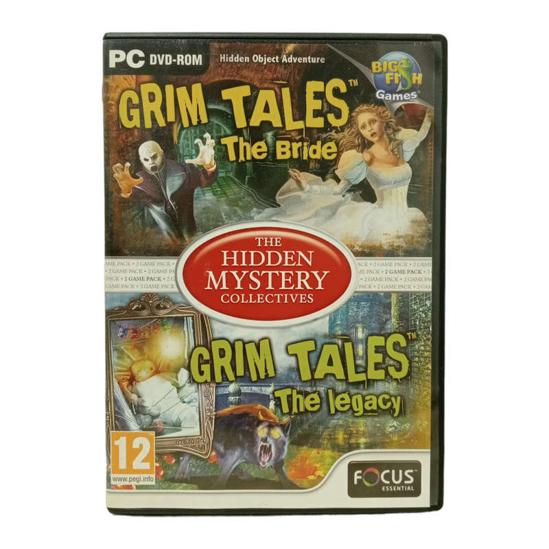 Grim Tales 1&2, Hidden Object Game PC (DVD)