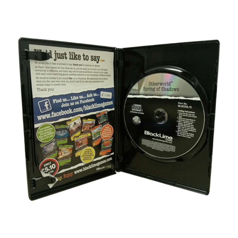 Otherworld - Spring of Shadows, Hidden Object Game PC (CD)