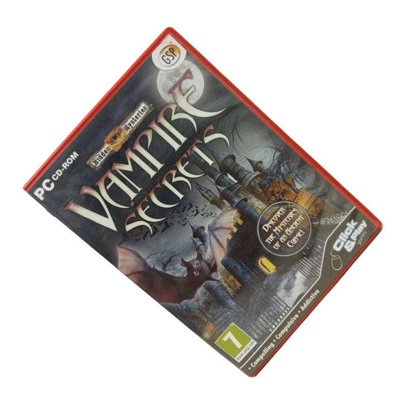 Vampire Secrets, Hidden Object Game PC (CD)