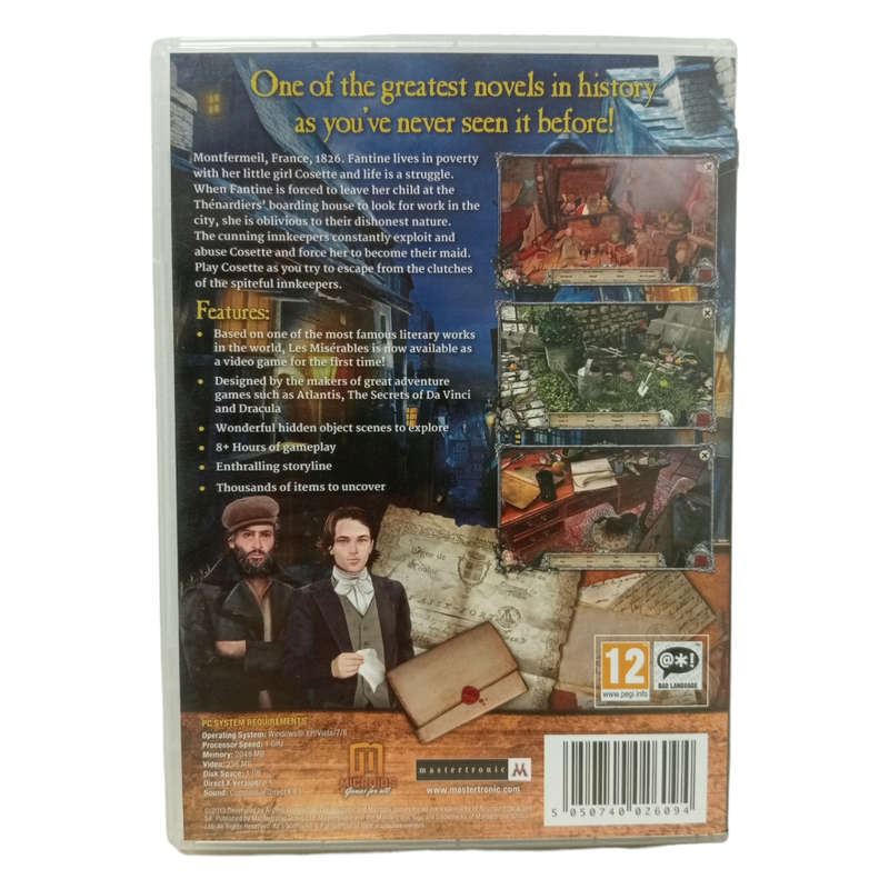 Lost Misérables - Cosette`s Fate, Hidden Object Game PC (CD)