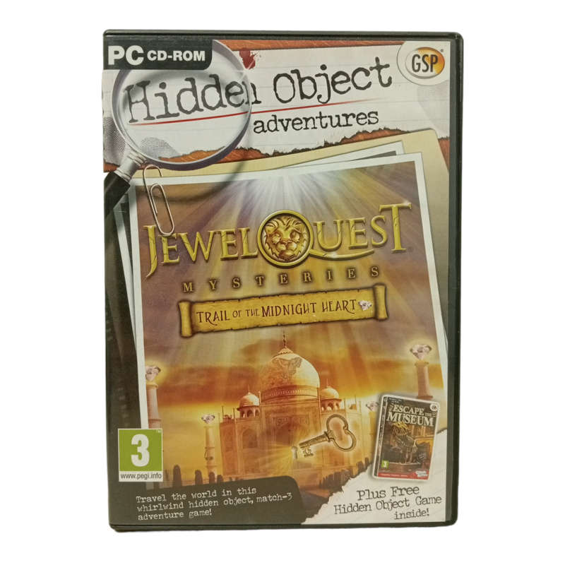 Jewel Quest Mysteries - Trail of the Midnight Heart, Hidden Object Game PC (CD)