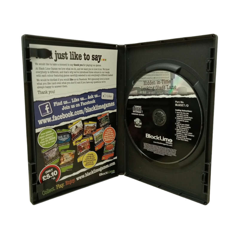Hidden In Time - Looking-Glass Lane, Hidden Object Game PC (CD)