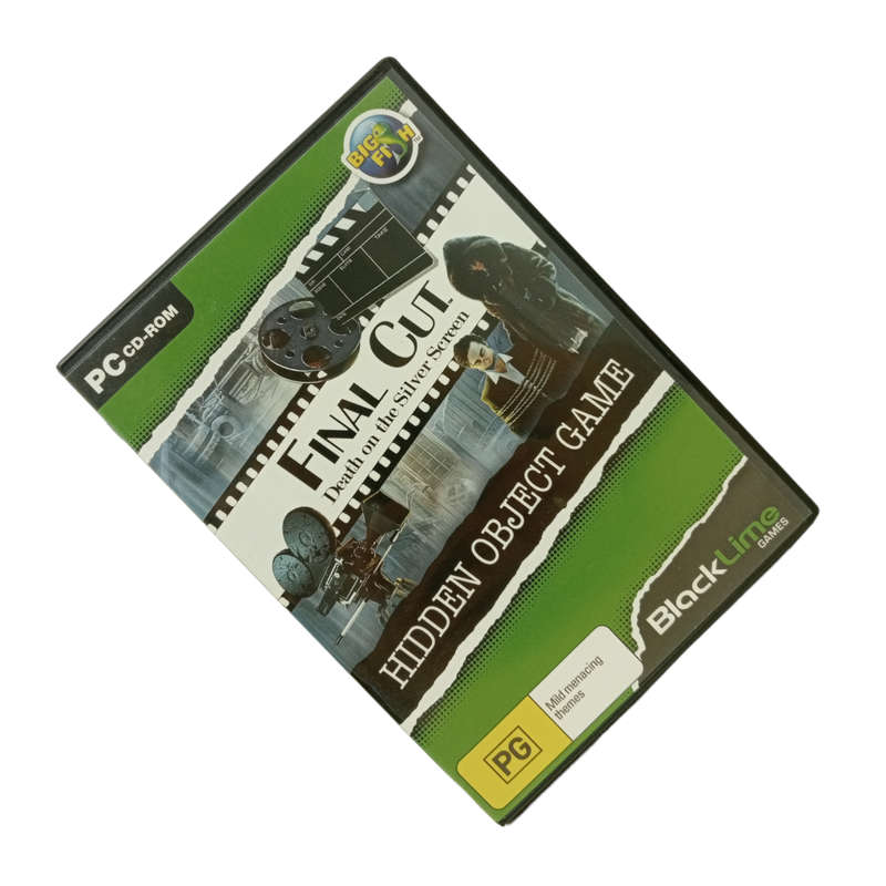 Final Cut - Death on the Silver Screen, Hidden Object Game PC (CD)