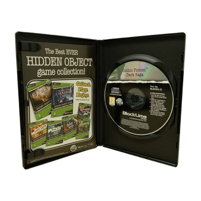 Gothic Fiction - Dark Saga, Hidden Object Game PC (CD)