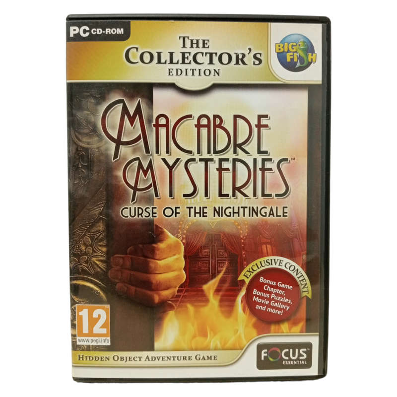 Macabre Mysteries - Curse of the Nightingale, Hidden Object Game PC (CD)