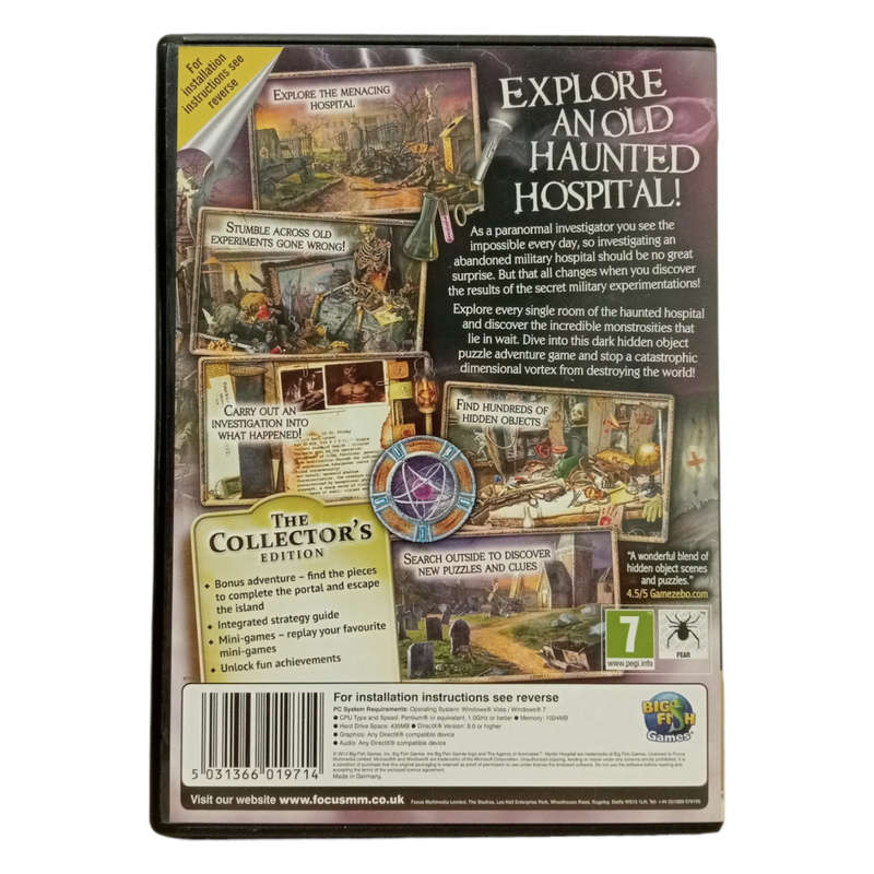 Mystic Hospital, Hidden Object Game PC (CD)