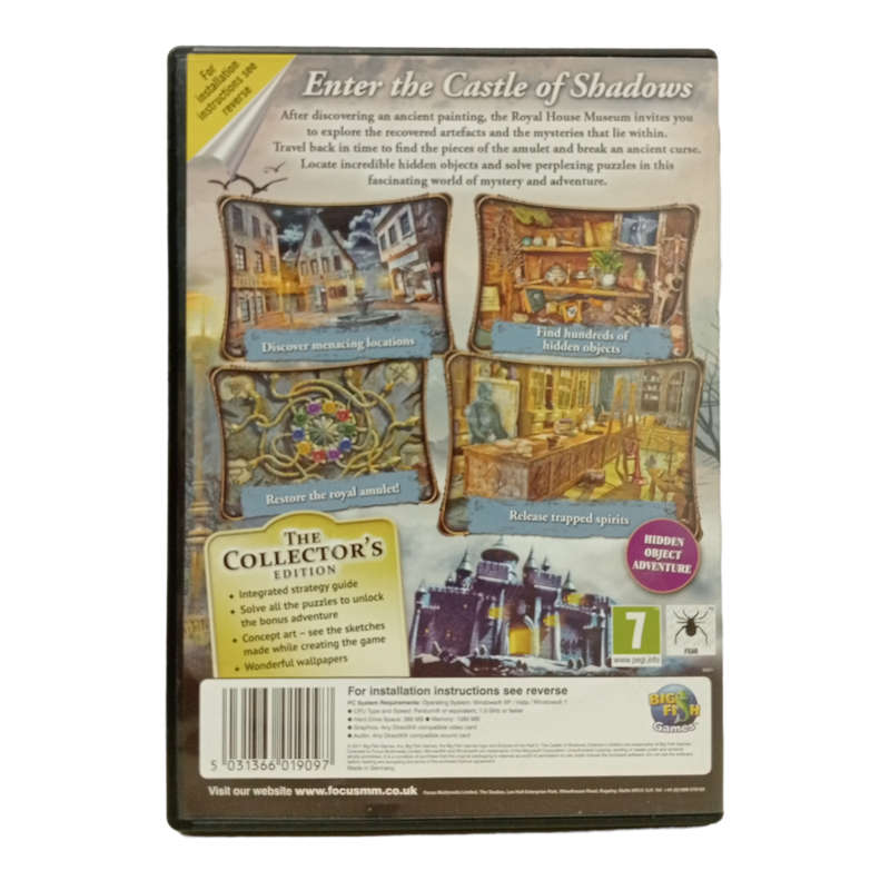 Echoes of the Past 2 - The Castle of Shadows, Hidden Object Game PC (CD)