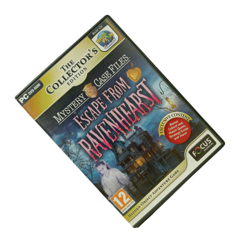 Mystery Case Files - Escape From Raven Hearst, Hidden Object Game PC (DVD)