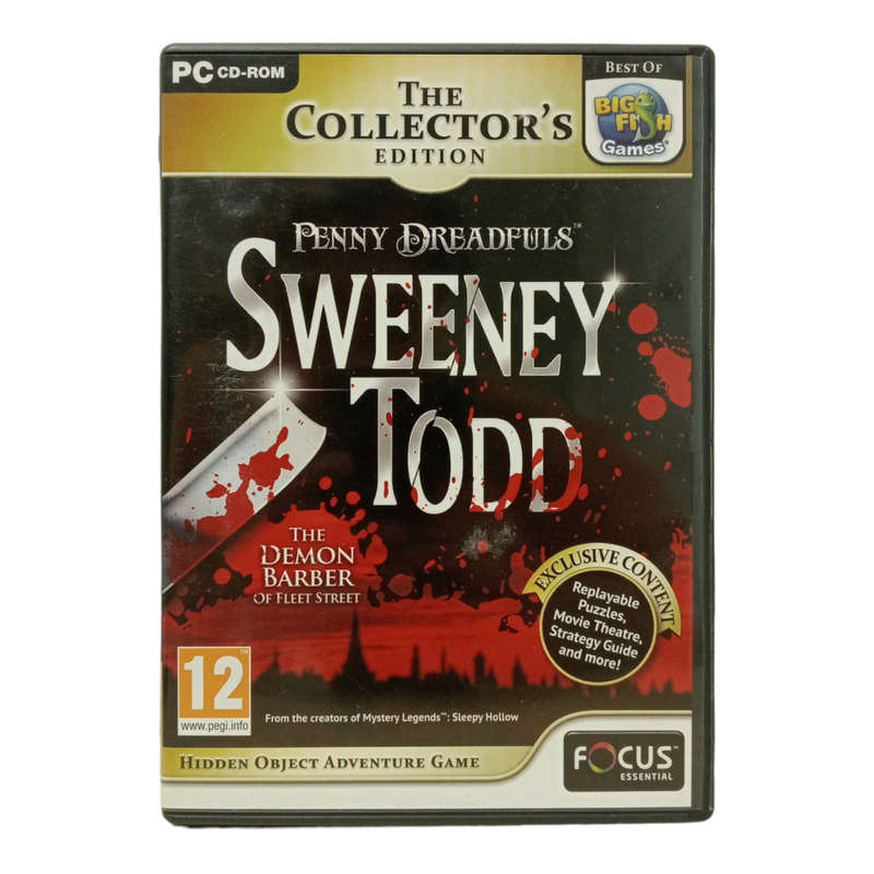 Sweeney Todd, Hidden Object Game PC (CD)