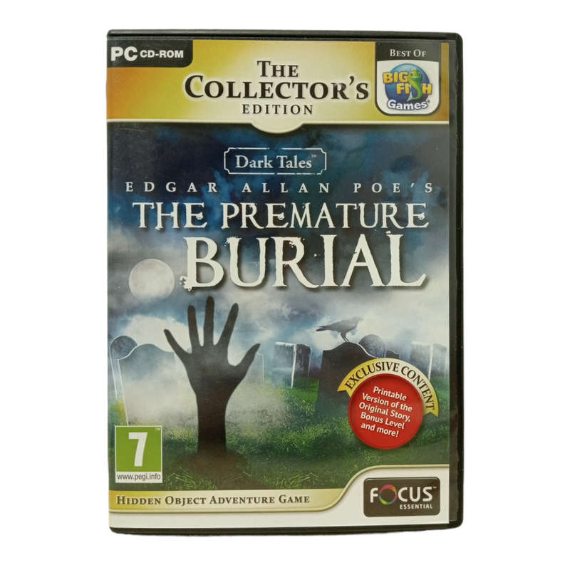 Edgar Allan Poe`s The Premature Burial, Hidden Object Game PC (CD)