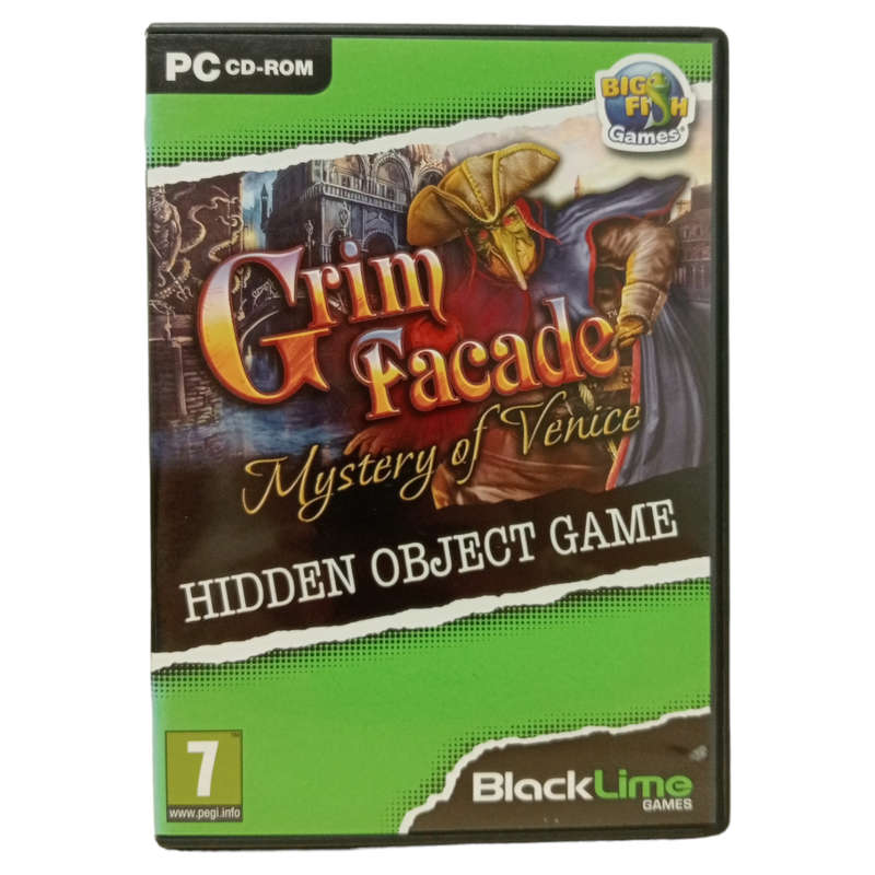 Grim Facade - Mystery of Venice, Hidden Object Game PC (CD)
