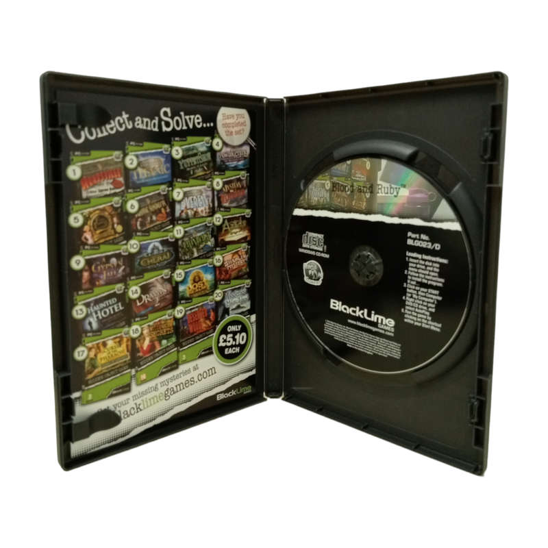 Blood And Ruby - The Vampire Mystery, Hidden Object Game PC (CD)