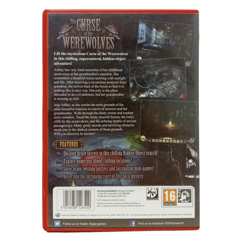 The Curse of the Werewolves PC (CD)