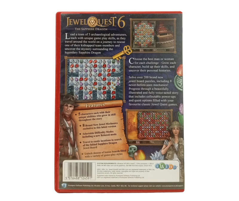 Jewel Quest 6 - The Sapphire Dragon PC (CD)