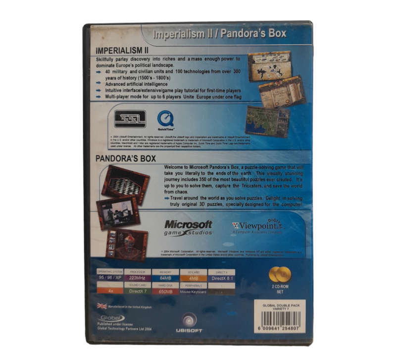 Imperialism - The Age Of Exploration & Pandora`s Box PC (CD)