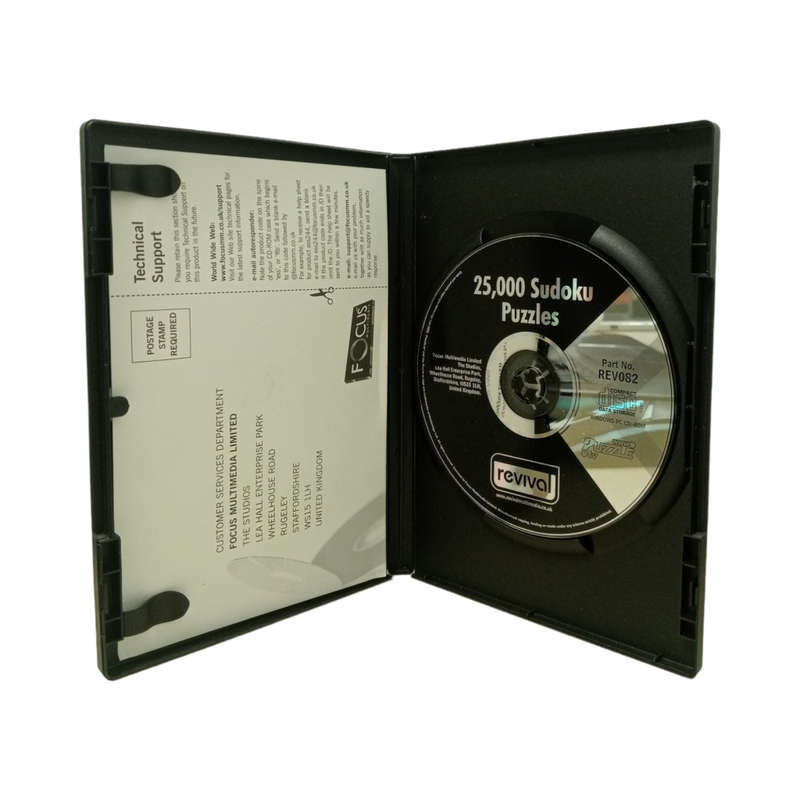 25 000 Sudoku Puzzles PC (CD)