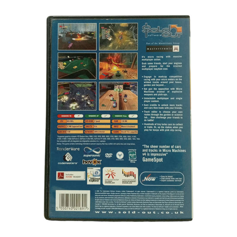 Micro Machines V4 PC (DVD)