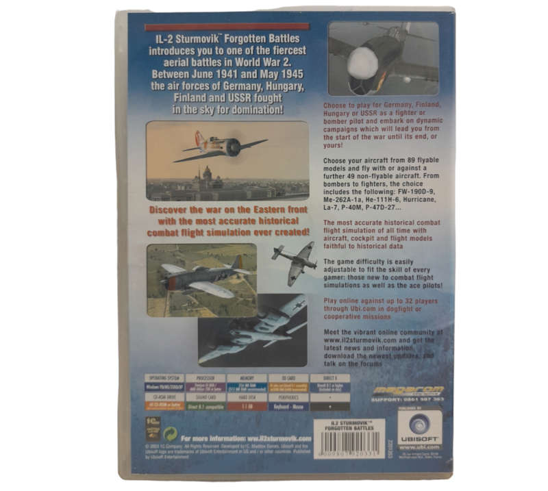 IL 2 - Forgotten Battles PC (DVD)