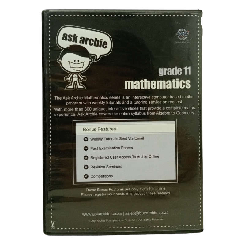 Ask Archie - Grade 11 Mathematics PC (CD)