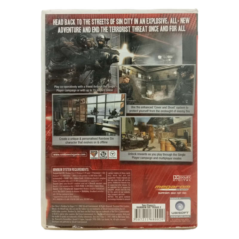 Rainbow Six - Vegas 2 PC (DVD)