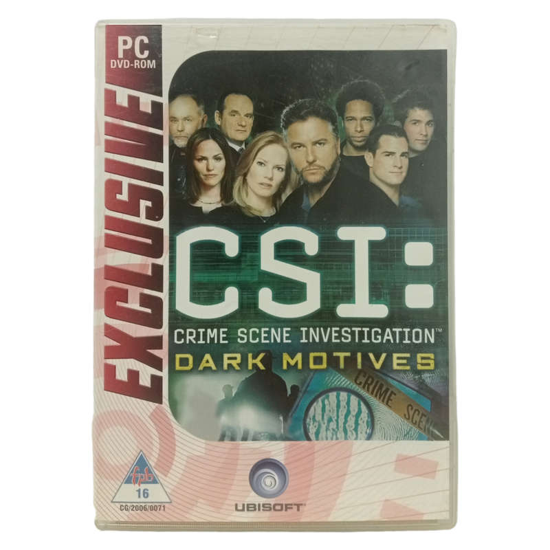 CSI: Crime Scene Investigation - Dark Motives PC (DVD)