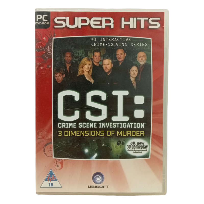 CSI: Crime Scene Investigation - 3 Dimensions Of Murder PC (DVD)