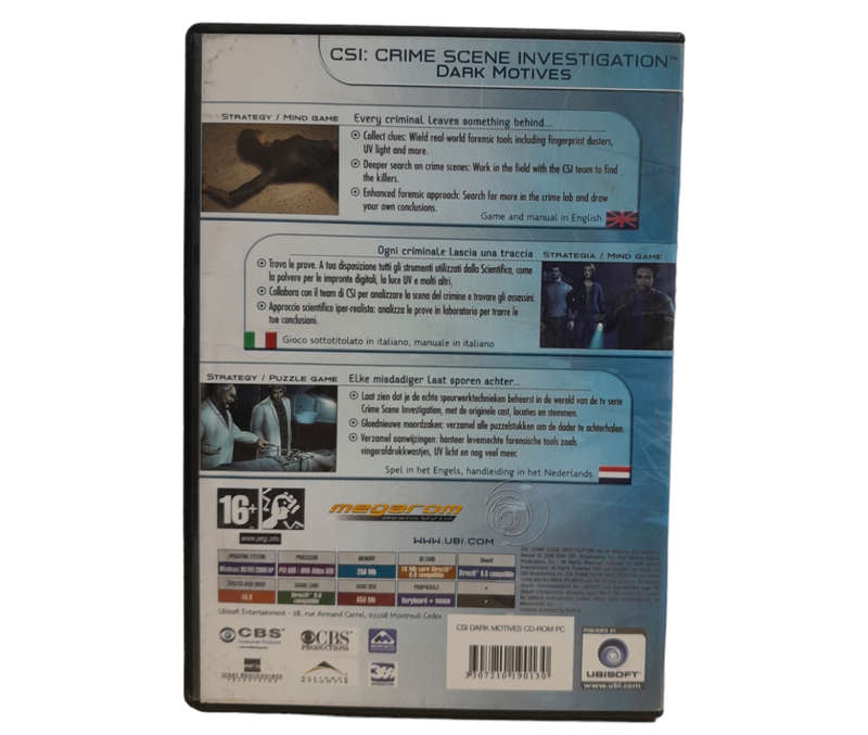 CSI: Crime Scene Investigation - Dark Motives PC (CD)