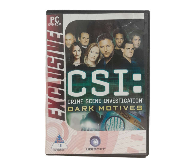 CSI: Crime Scene Investigation - Dark Motives PC (DVD)