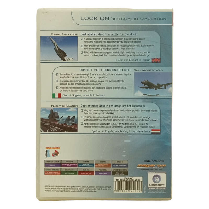 Lock On - Air Combat Simulation PC (DVD)