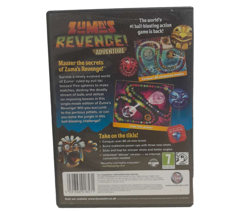 Zuma`s Revenge PC (CD)