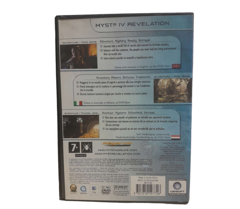 Myst IV - Revelation PC (DVD)