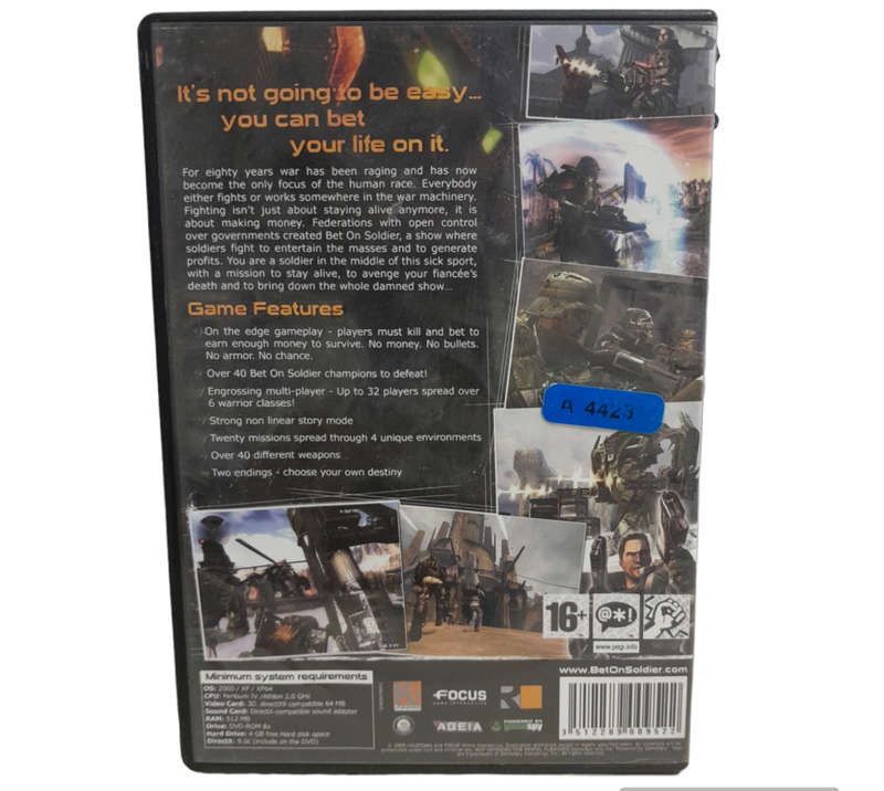 BOS - Bet On Soldier PC (DVD)