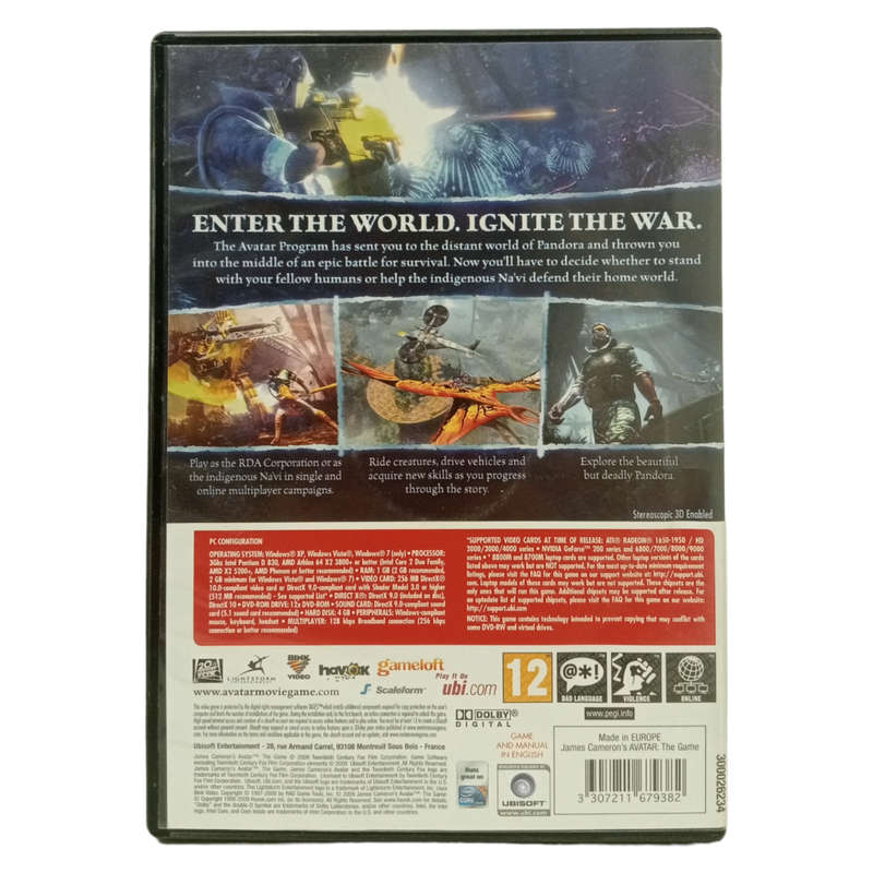 Avatar - The Game PC (CD)