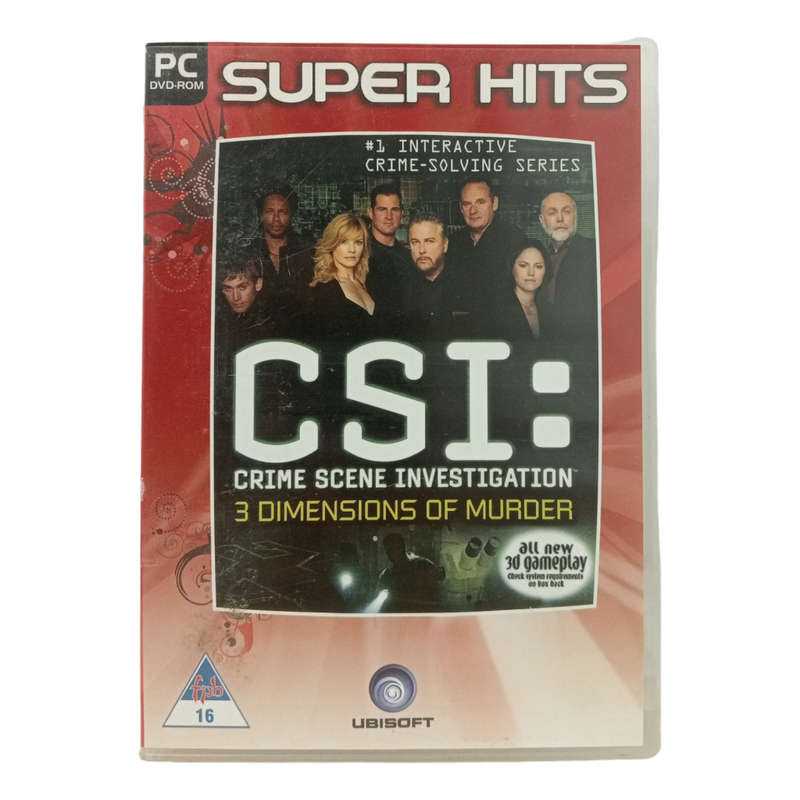 CSI: Crime Scene Investigation - 3 Dimensions Of Murder PC (DVD)