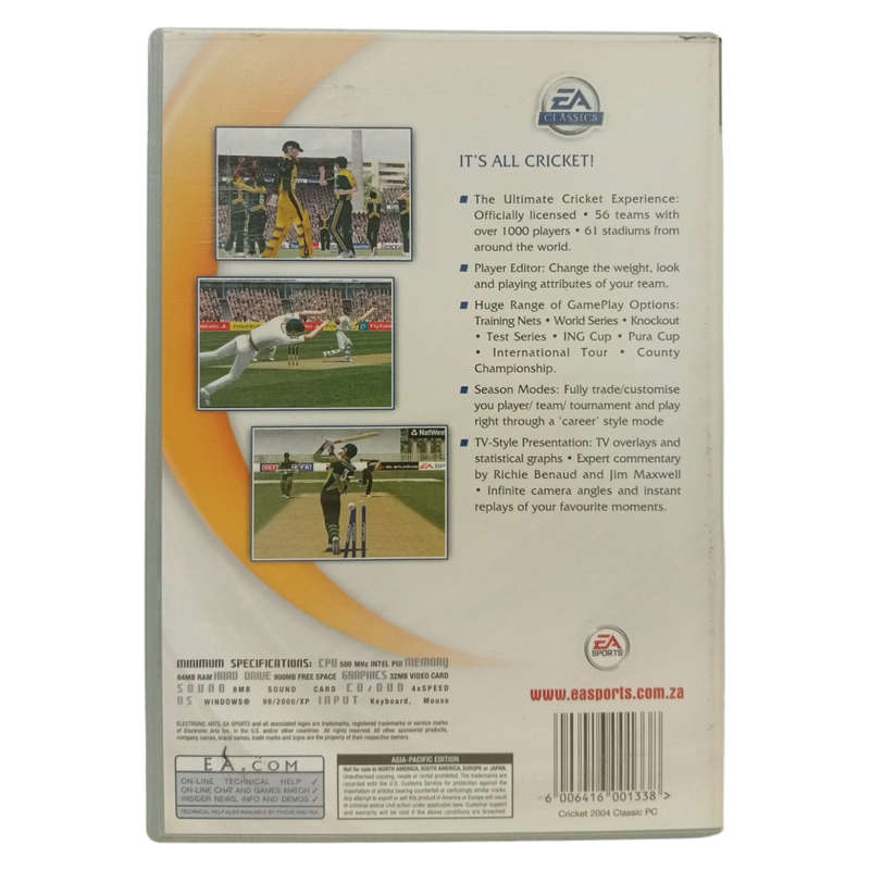 Cricket 2004 PC
