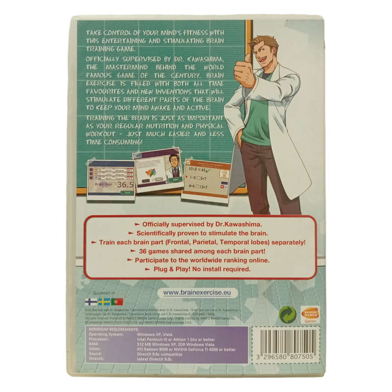 Brain Exercise With Dr. Kawashima PC (DVD)