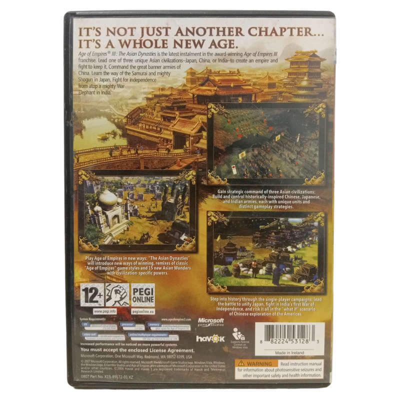 Age Of Empires III - The Asian Dynasties PC (CD)