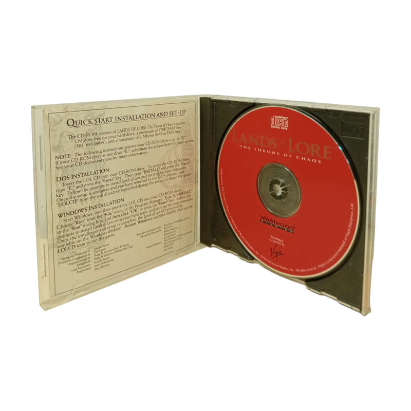 Lands Of Lore - The Throne Of Chaos PC CD