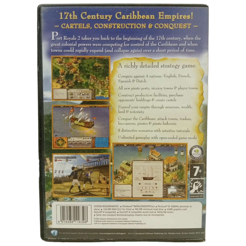 Port Royale 2 PC (CD) [Factory Sealed]