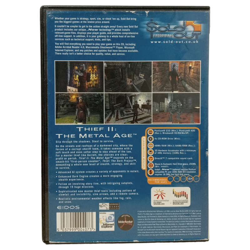 Thief II - The Metal Age PC (CD)