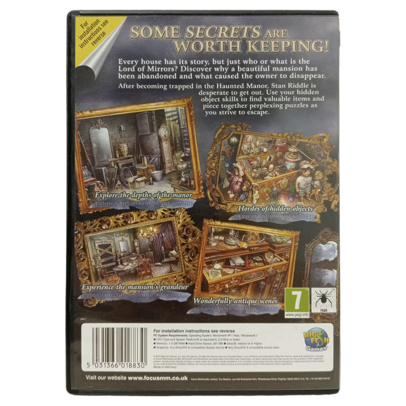 Haunted Manor - Lord of Mirrors PC (CD)