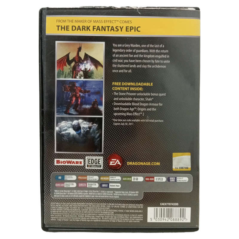 Dragon Age - Origins PC (DVD)