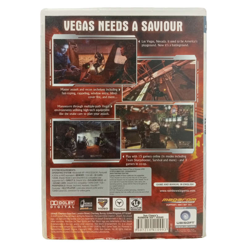 Rainbow Six - Vegas PC (DVD)