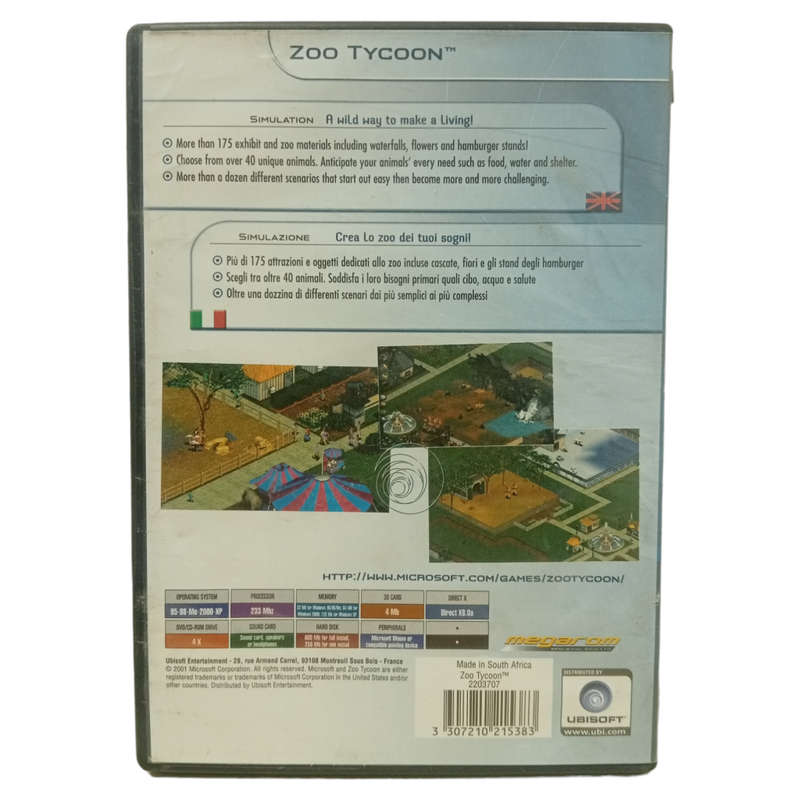 Zoo Tycoon PC (CD)