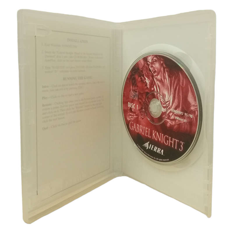 Blood Of The Sacred Gabriel Knight 3 - Blood Of The Damned PC (CD)
