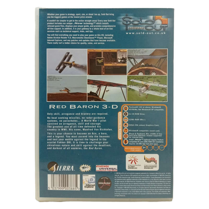 Red Baron 3D PC (CD))